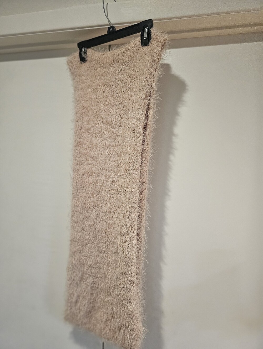 Calvin Klein Light Pink Acrylic Blend Womens Scarf Wrap OS Never Worn